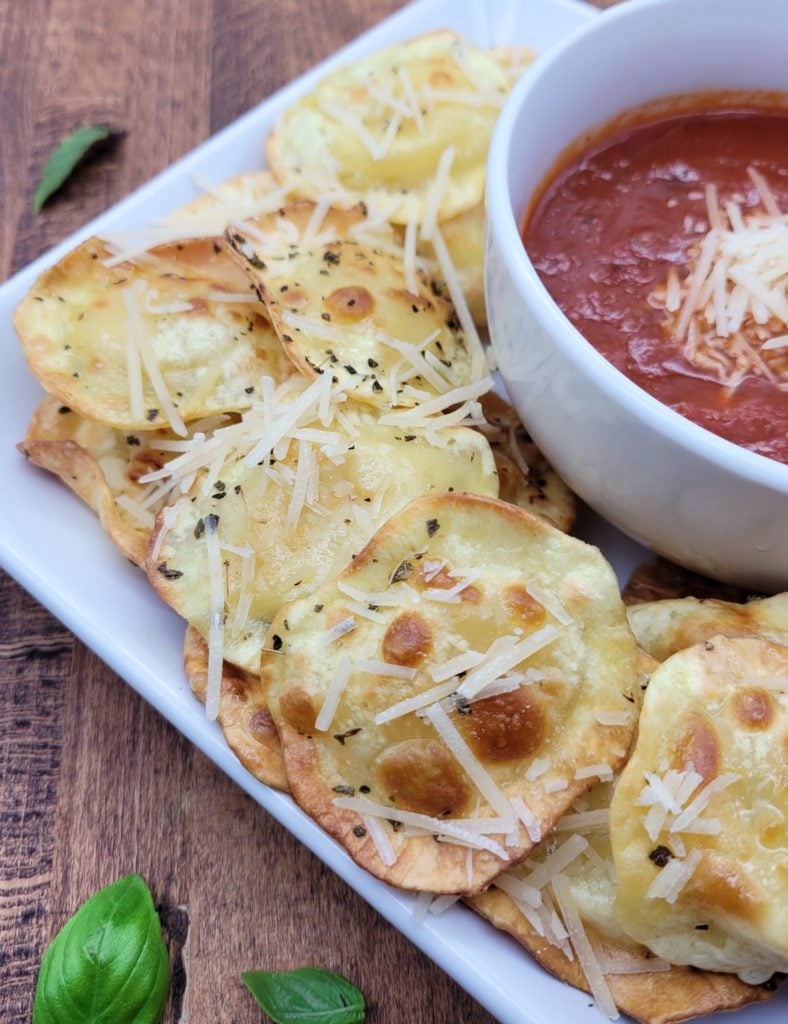 A closer look at air fryer ravioli